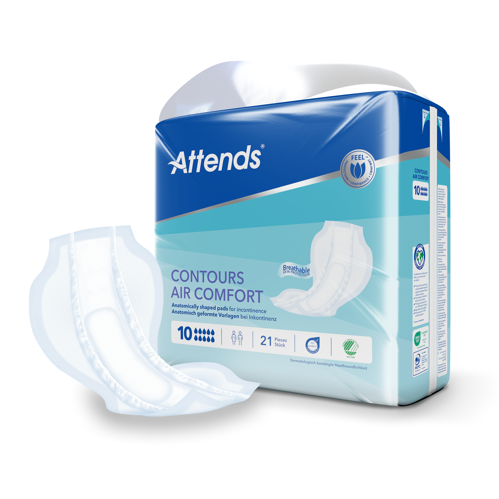 Attends Contours Air Comfort 10 (21 stuk)