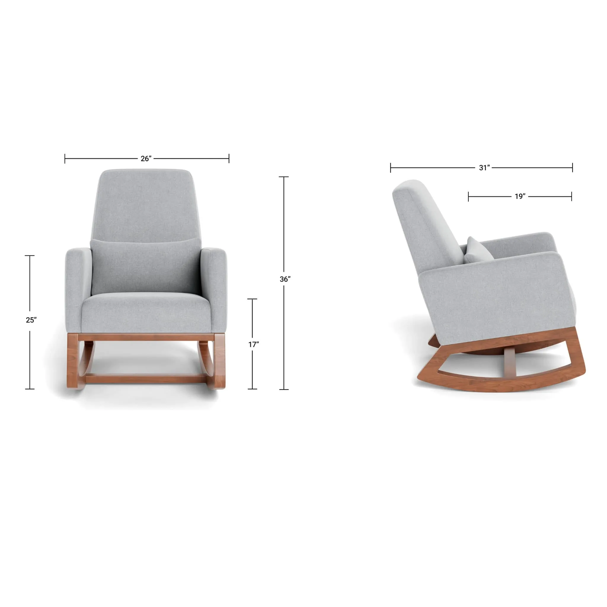 Monte Chaise Berçante Joya - Naturel  Sherpa (en stock)