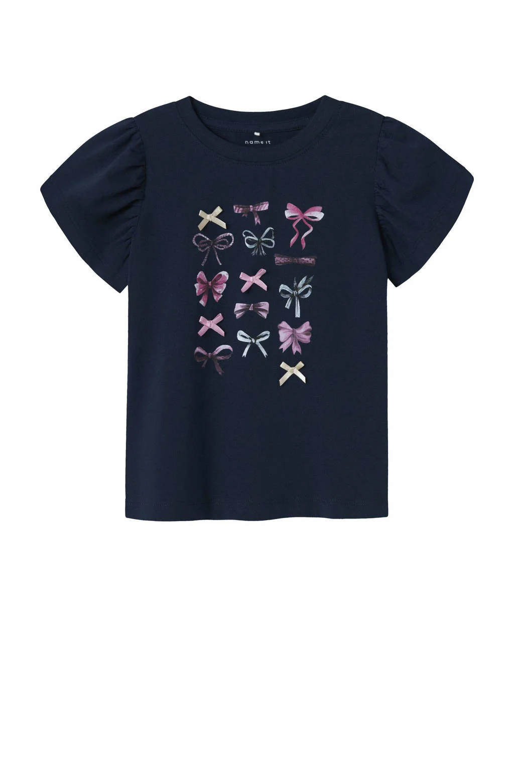 NAME IT t-shirt donkerblauw