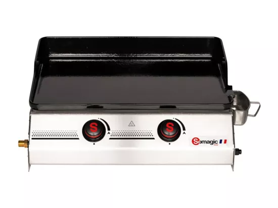 Plancha gaz 2 brûleurs So Premium - 7 kW