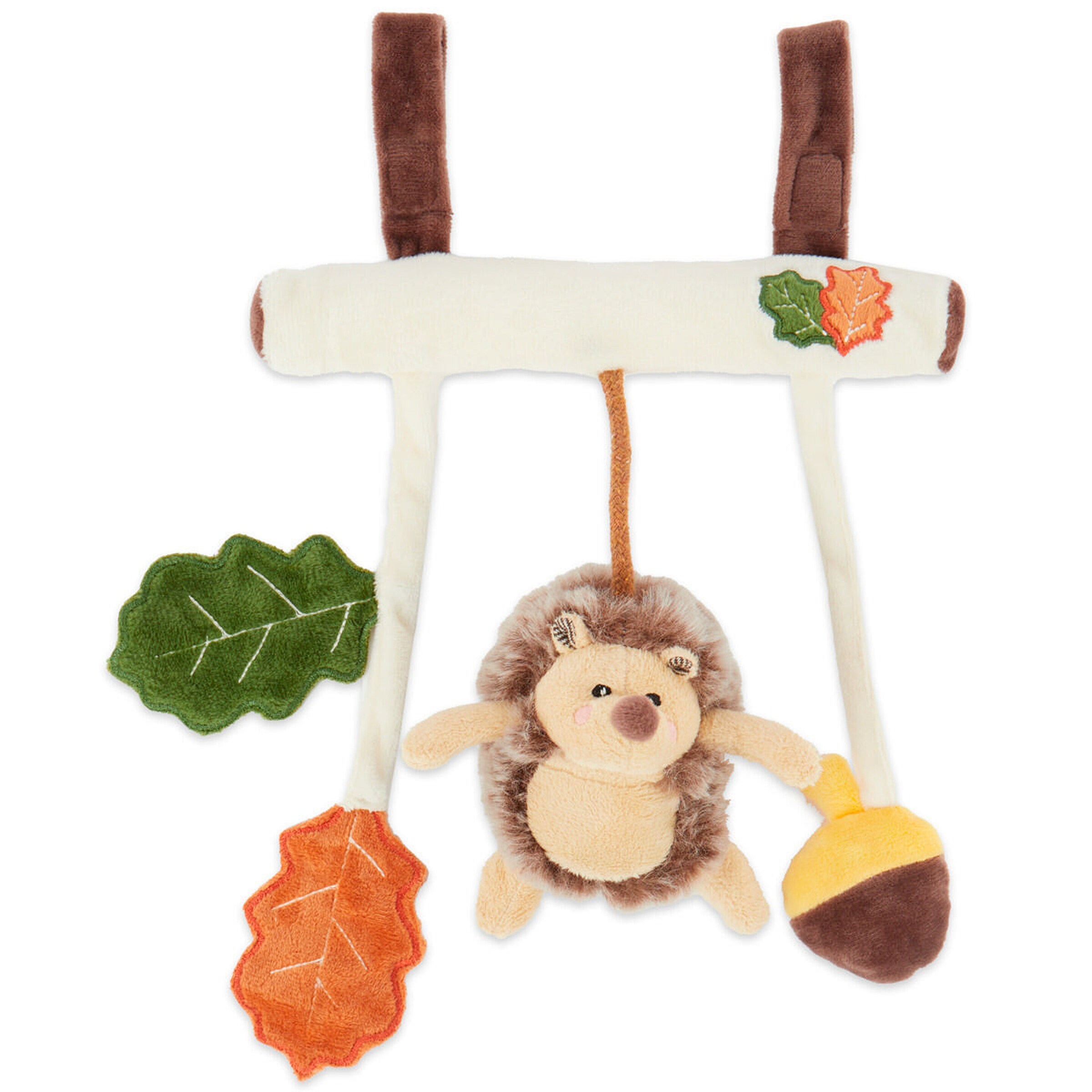 Bieco Kinderwagenkette Plüsch Igel - ab Geburt Beige