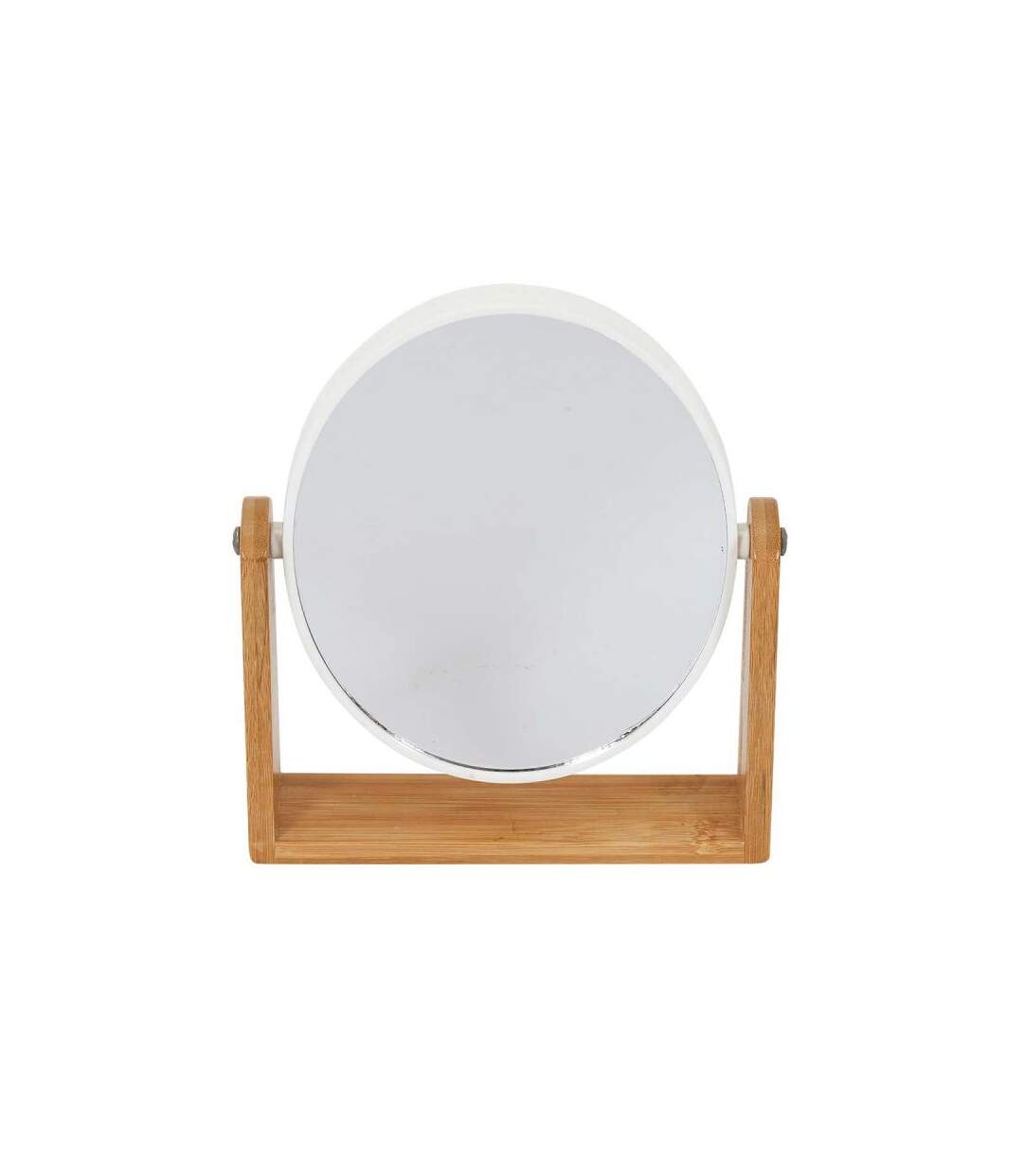 Paris Prix - Miroir En Bambou double Face 21cm Naturel