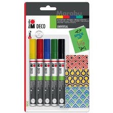 Marqueur acrylique 'Deco Painter matt', blister de 5