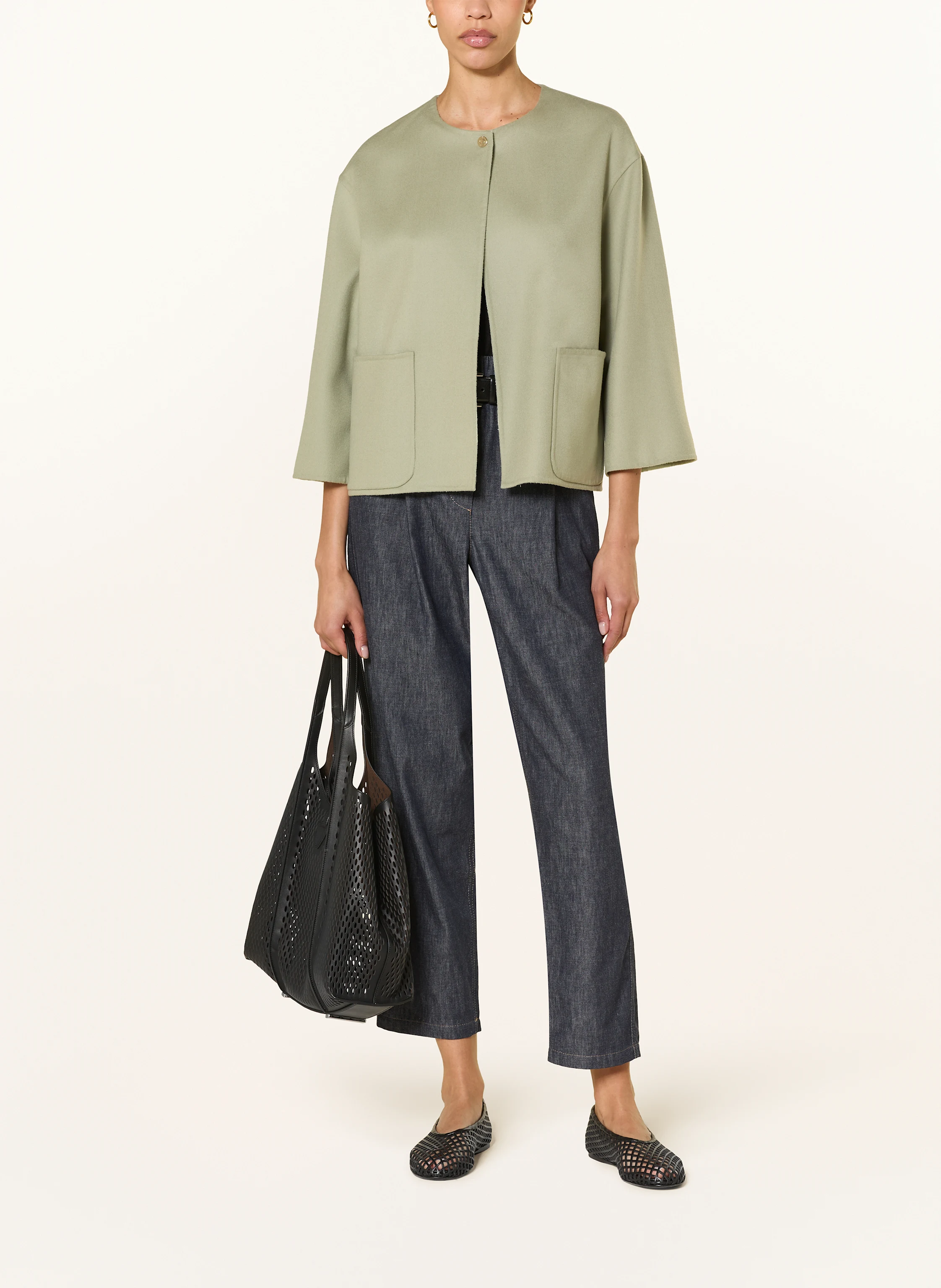 manzoni 24 Kastenjacke mit 3/4-Arm