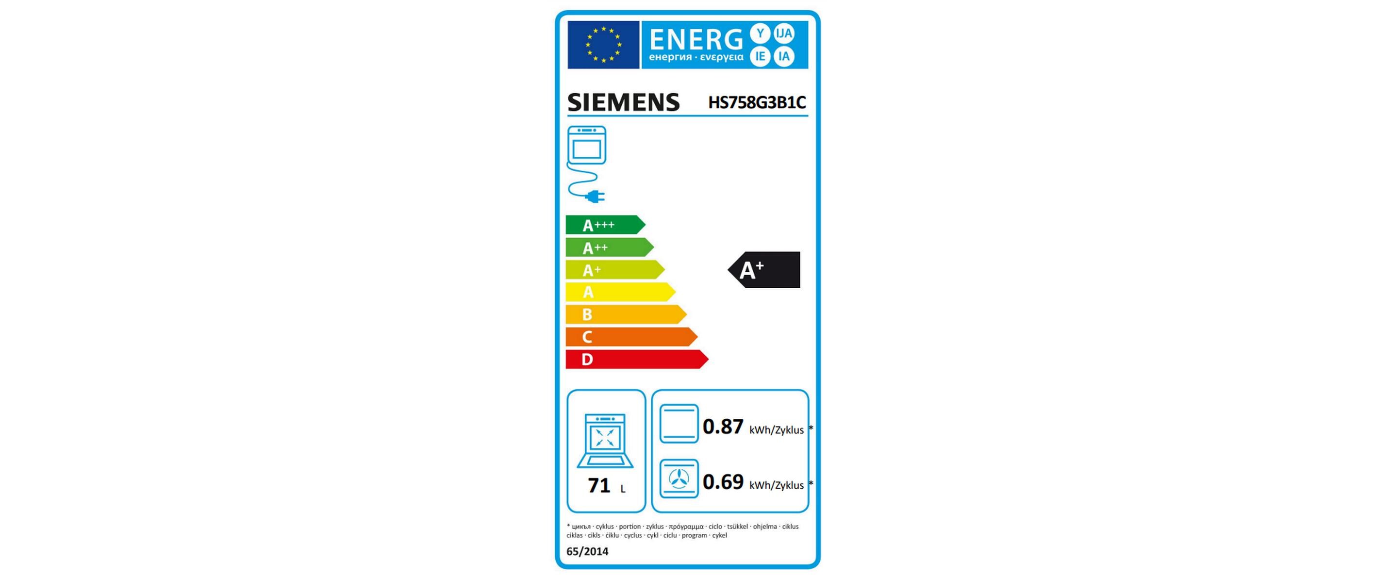 Einbaudampfbackofen iQ700 HS758G3B1C Schwarz A+<br>Einbau-Kompaktbackofen
