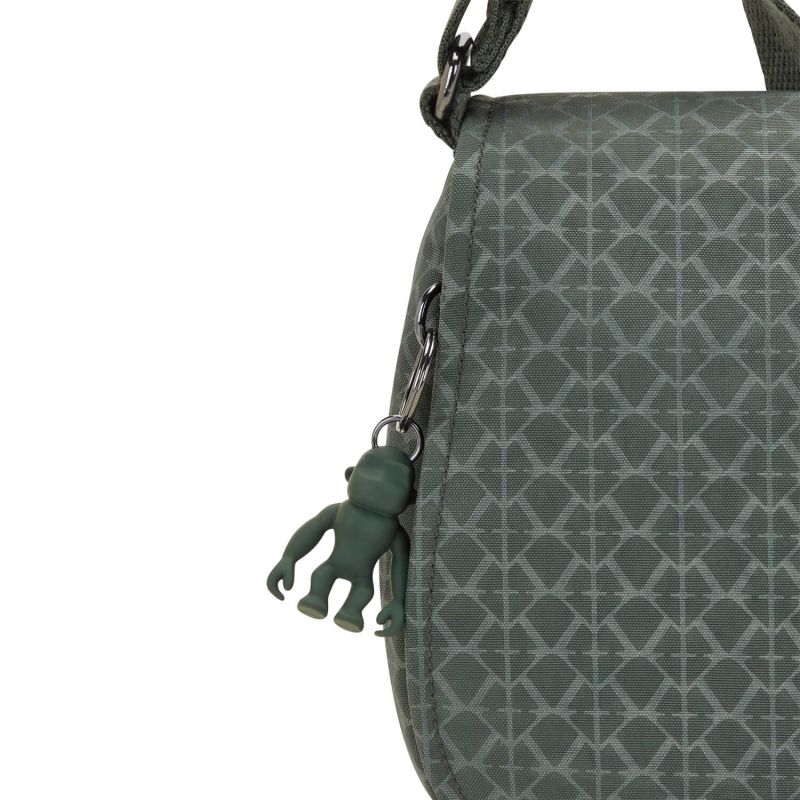 Sac à main Loreen M 24,5 cm Sign Green Embosse
