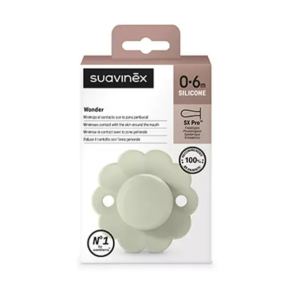 Chupeta reversível Suavinex Wonder SXPRO 0/6 meses Wonder - Quase azul-turquesa