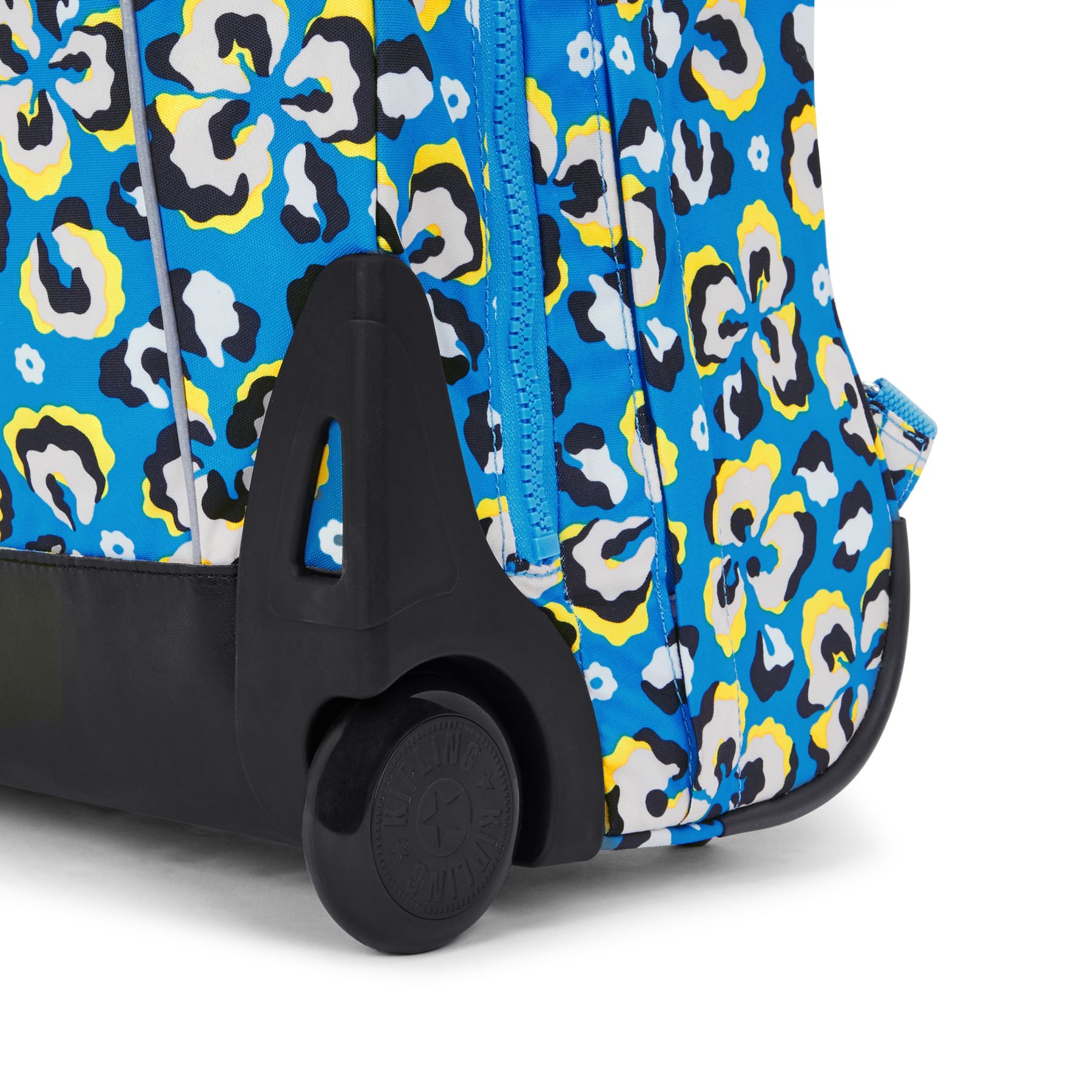 GIORNO Grand sac à dos à roulettes avec compartiment pour ordinateur - Leopard Floral