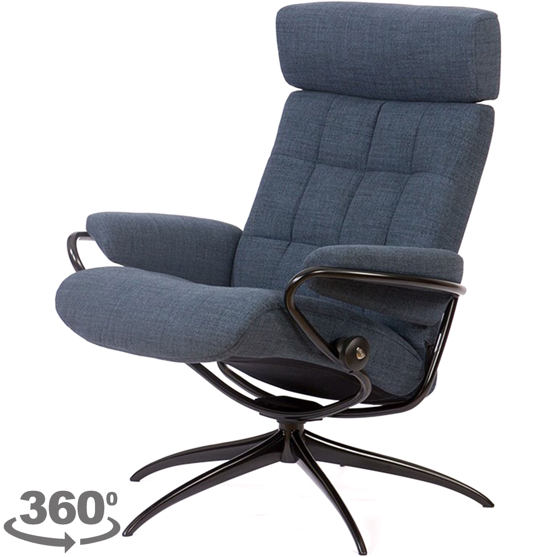 Relaxfauteuil London LowBack met hoofdsteun  | StresslessB80 x D75 x H98 cm