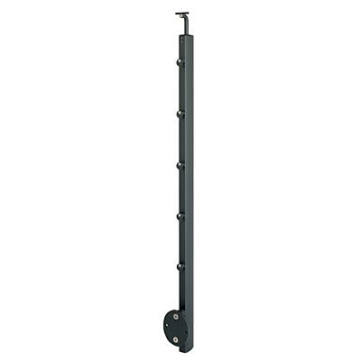 Poteau Inoline black latéral métal Kordo