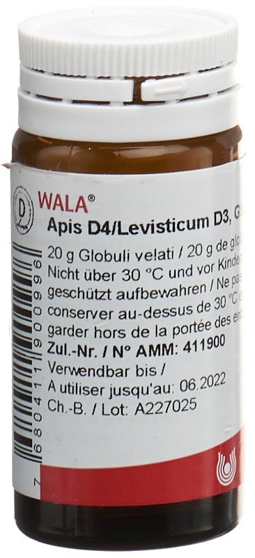 WALA Apis D4/Levisticum D3<br>20 g, Globuli