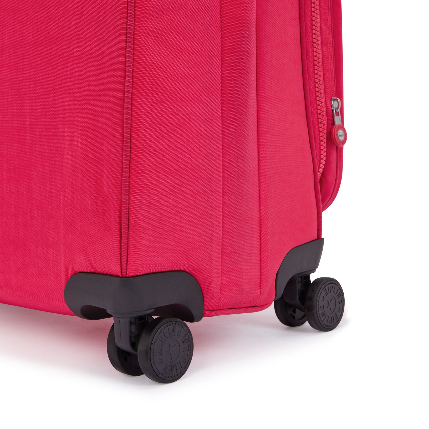 NEW YOURI SPIN L Grande Valise Extensible à Roulettes avec Poignée Télescopique - Confetti Pink