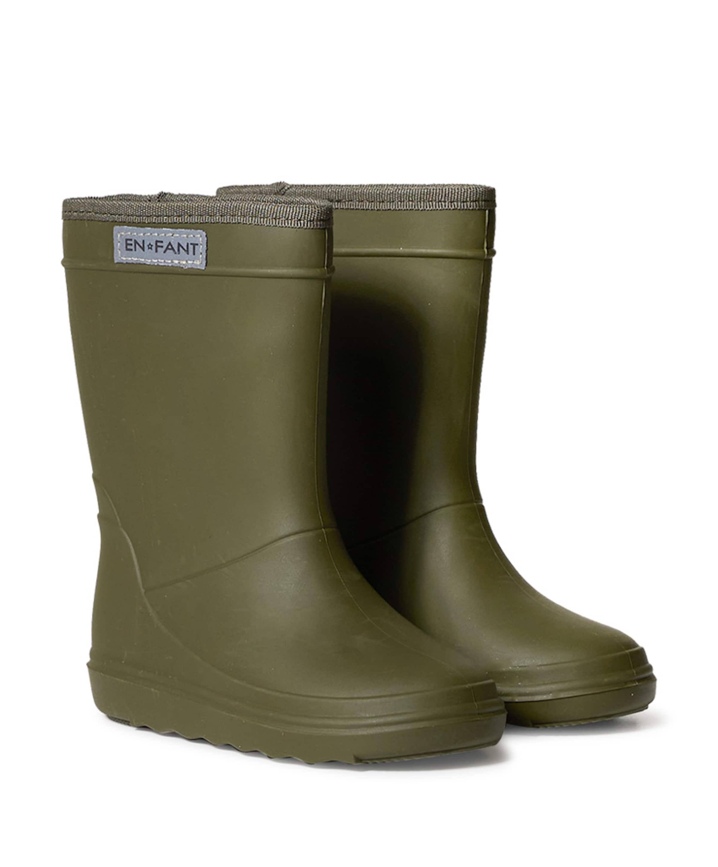 EN FANT rain boots solid regenlaarzen  groen