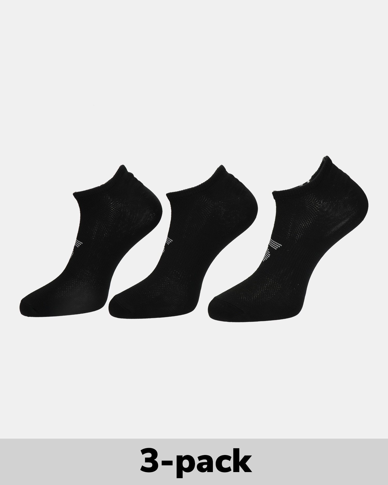 Skechers 3-Pack Sneakersokken Sokken  - zwart