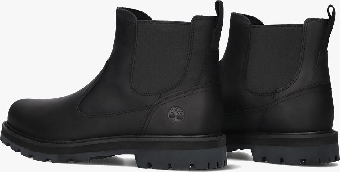 zwarte timberland chelsea boots britton road mid chelsea