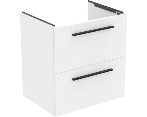 Badkamermeubelset Ideal Standard i.life A BxHxD 64 x 64,5 x 46 cm, frontkleur wit mat met wastafel keramiek wit K8742DU
