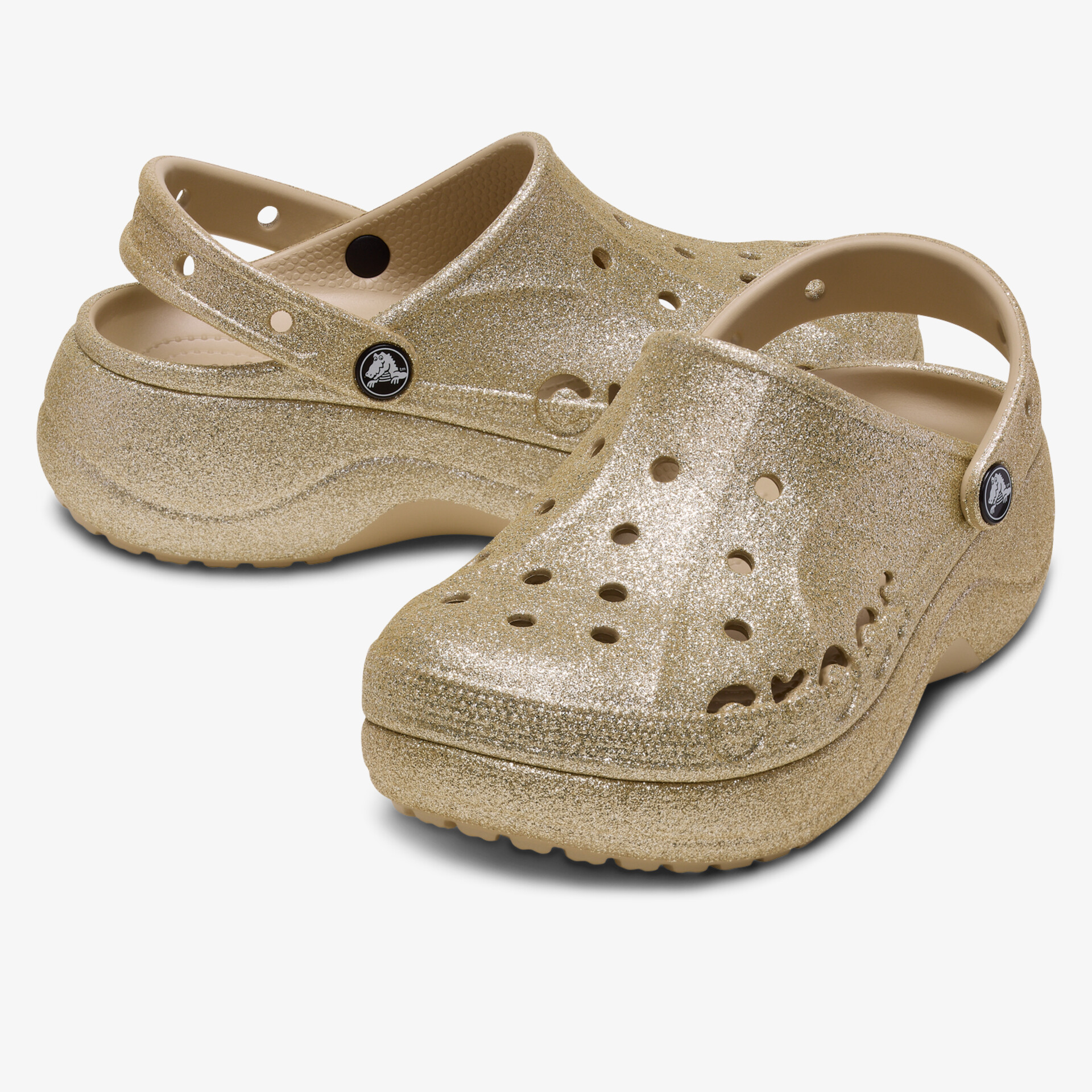 crocs Damen Badeschuhe gold