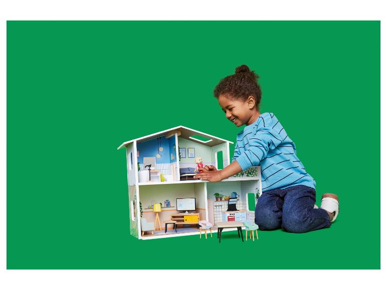 Houten poppenhuis