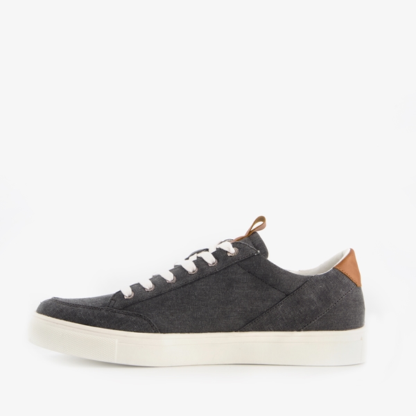 Blue Box heren sneakers met denim zwart
