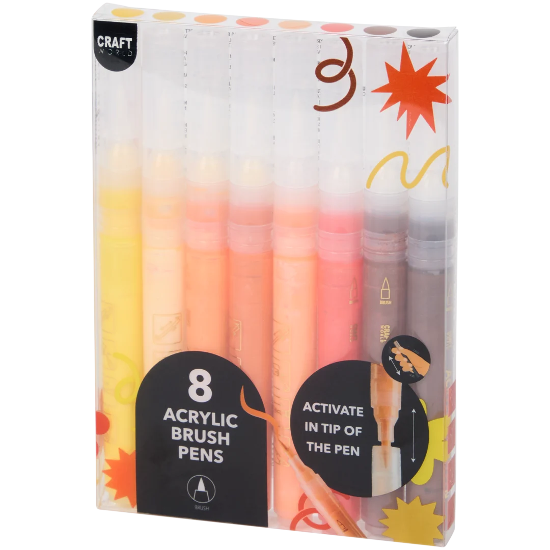 Marqueurs pinceaux acryliques