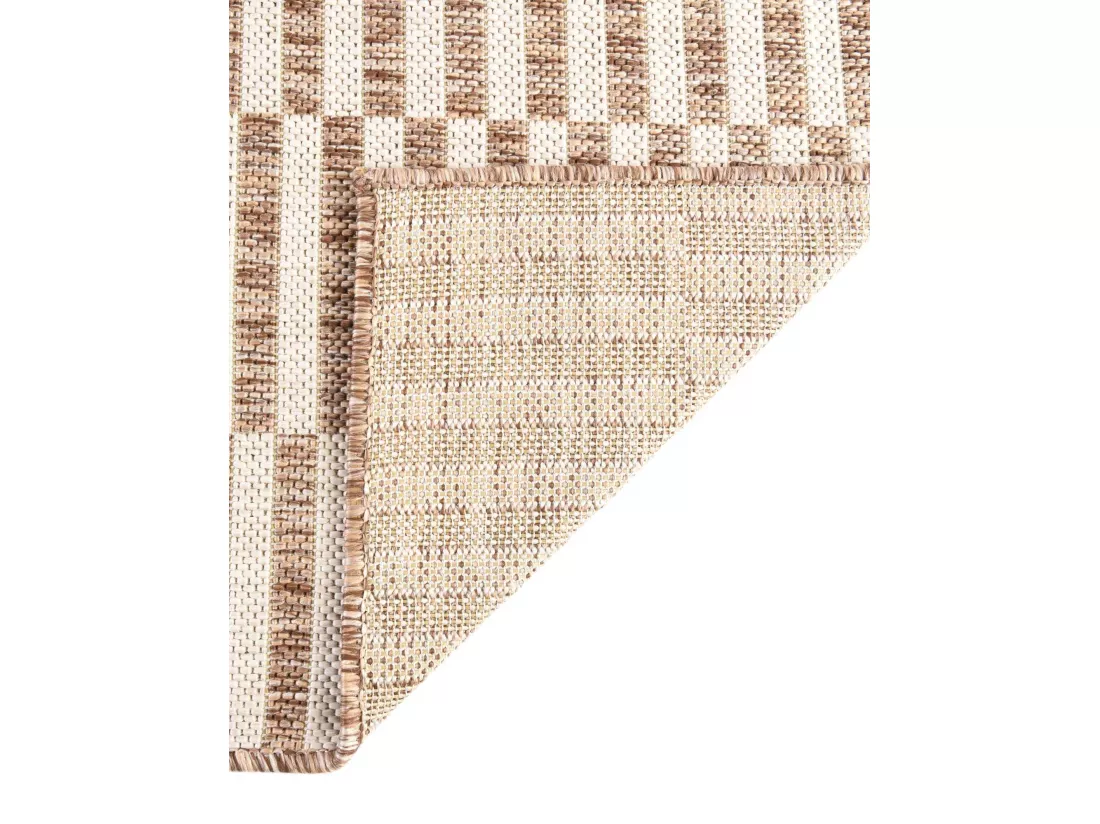 Tapis d'Extérieur - 305x215 - Taupe - Tulum Tile