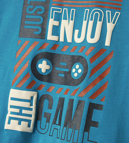 Name It T-Shirt - NmmBennibo - Fjord Blue