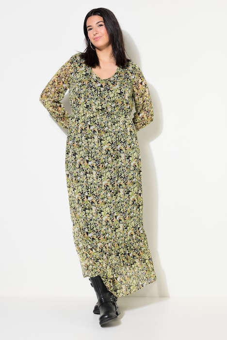 Maxikleid, A-Line, Millefleur