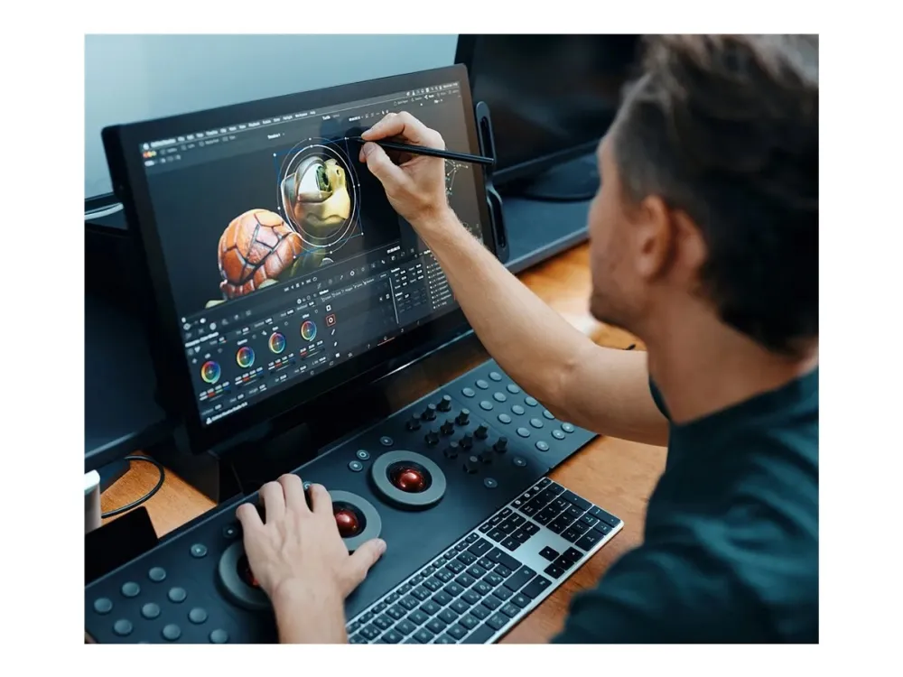 Wacom Cintiq Pro 22 - Digitizer m/ LCD-skærm - 47.6 x 26.8 cm - multi-touch - elektromagnetisk - 8 knapper - kablet - USB-C, HDMI, DisplayPort
