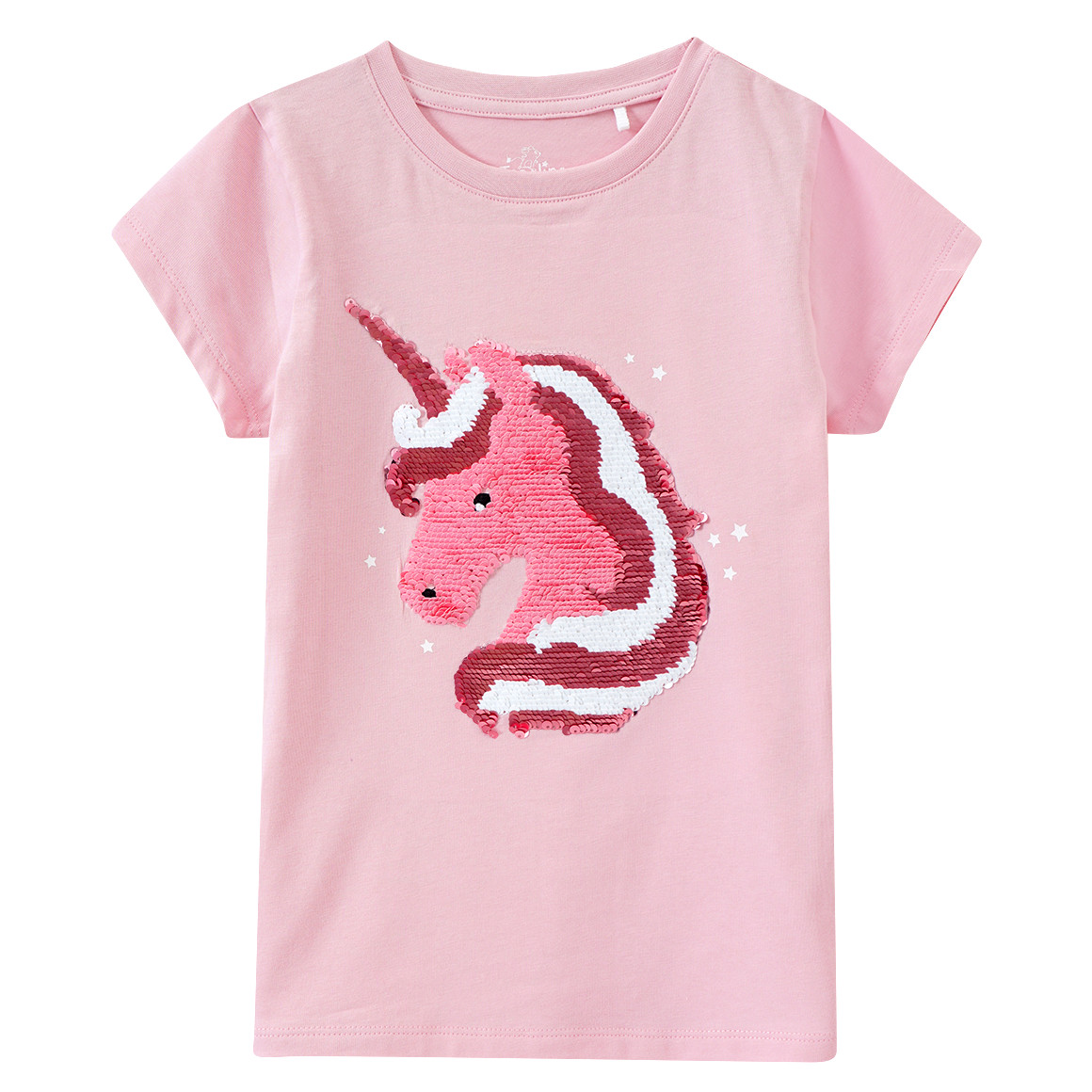 Topolino Mädchen T-Shirt mit Wendepailletten rosa