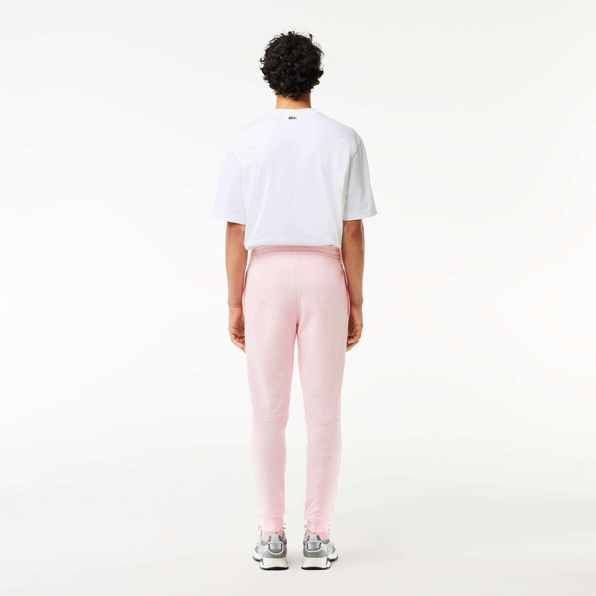 Herren LACOSTE Jogger Trainingshose aus Bio-Baumwollfleece Trainingshosen - Rosa - Lacoste - Herren