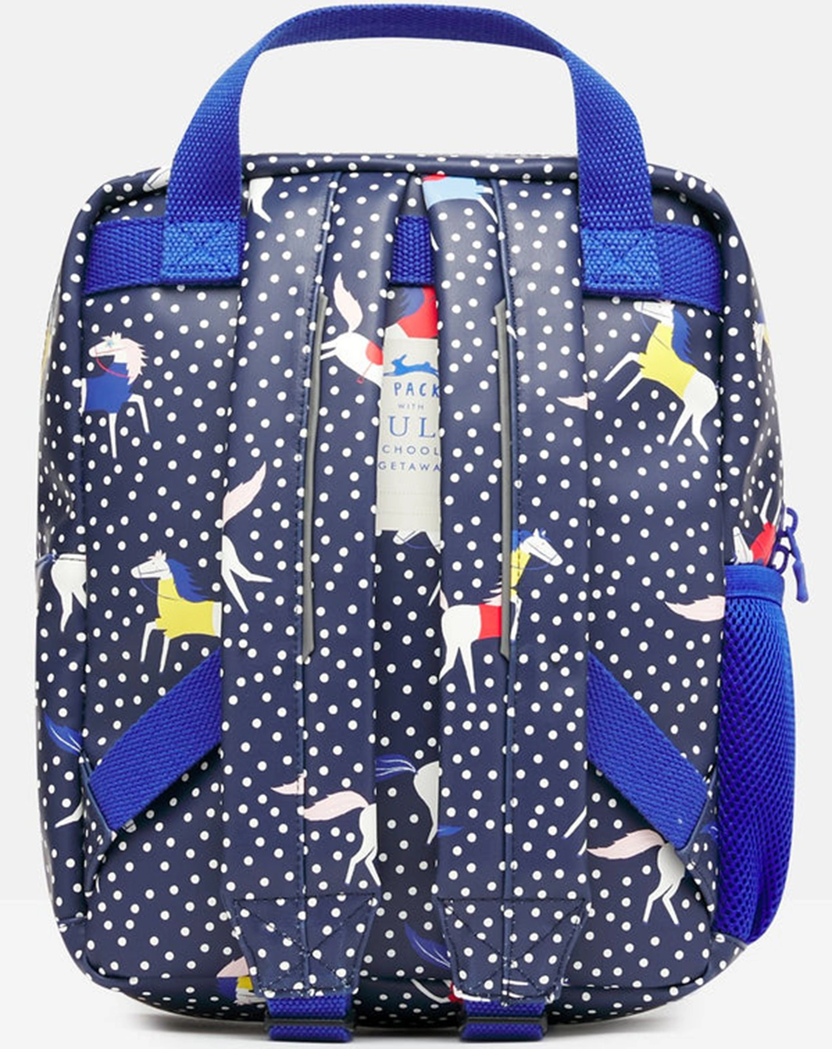 Rucksack ADVENTURE – HORSE & SPOTS (22x28x10) in navy