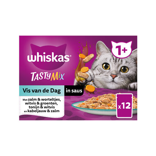 Whiskas 1+ Natvoer - Tasty Mix - Multipack
