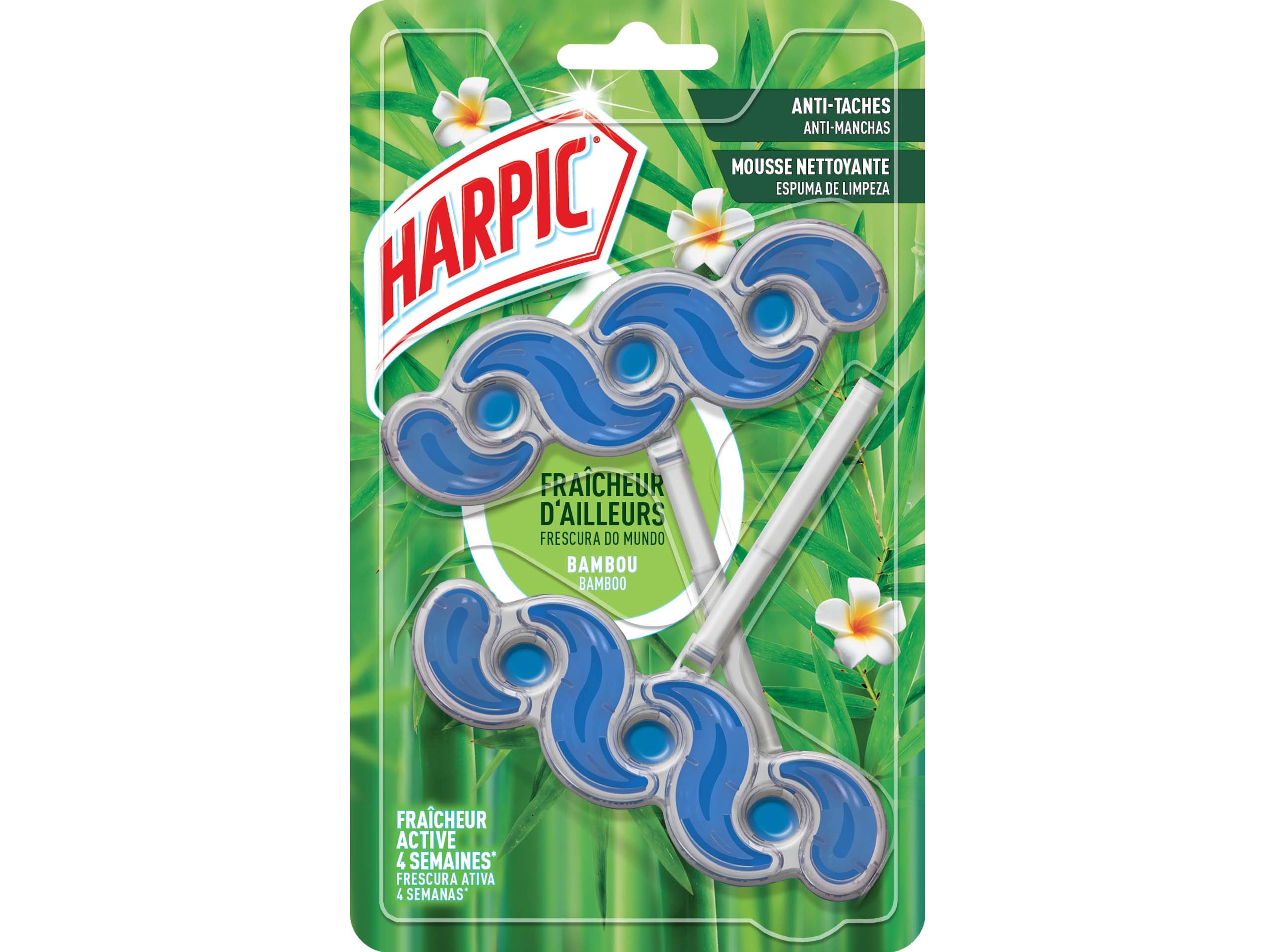 BLOCO SANITÁRIO HARPIC BAMBOO 2X35G