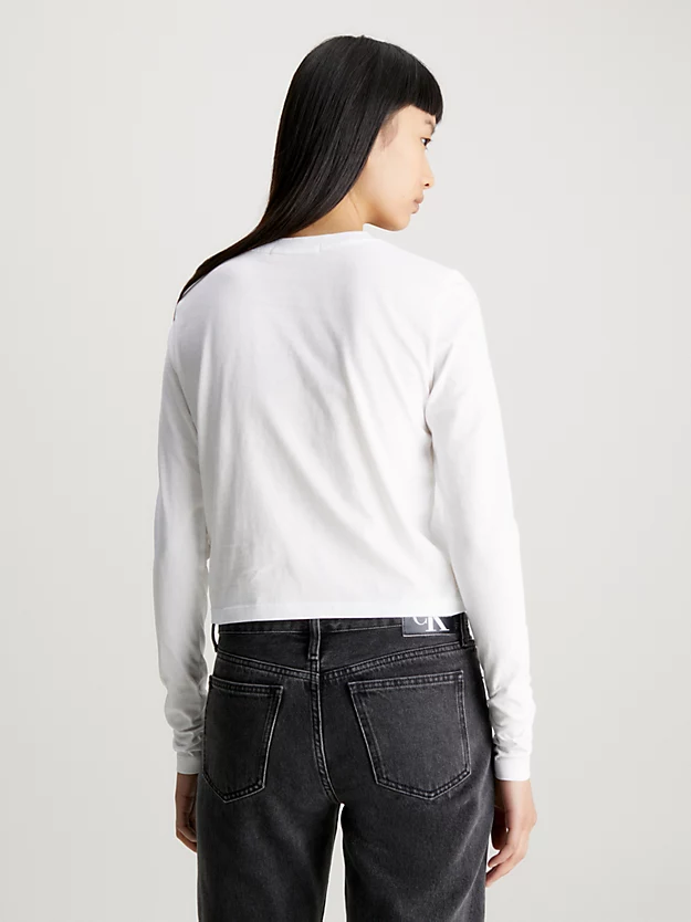 Camiseta de manga comprida com brasão