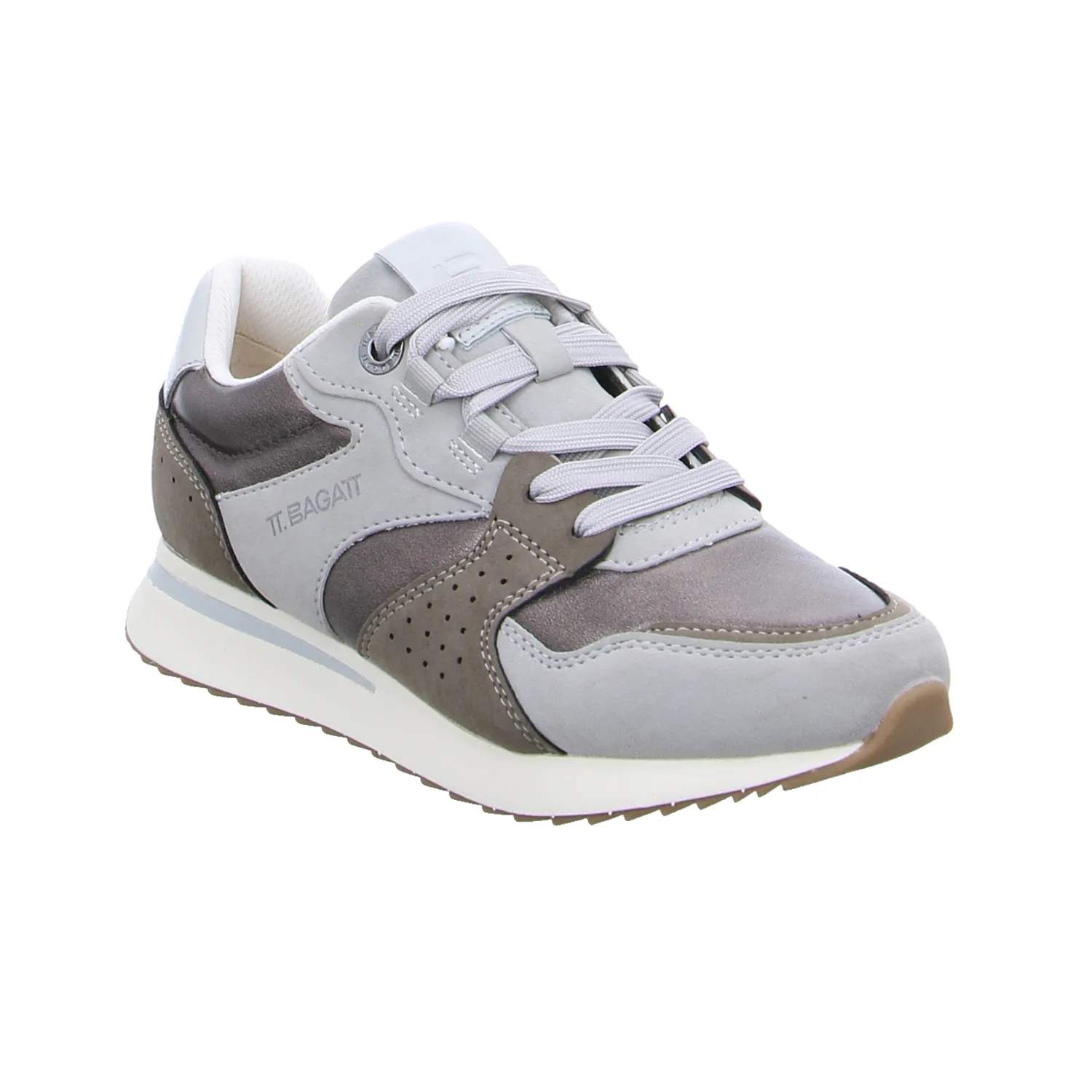BAGATT Sneaker Grau Lederimitat