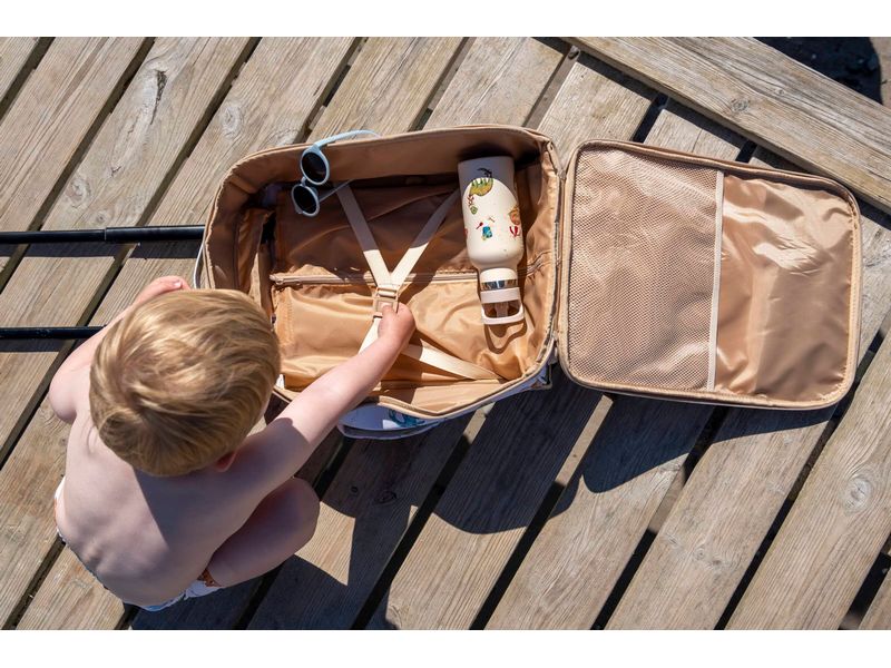 Filibabba Reisetrolley Dino Beach Koffer aus recyceltem RPET