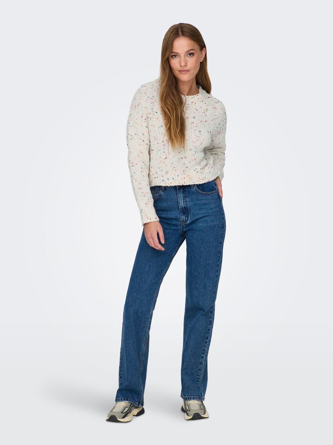 ONLGRACIE Strickpullover Cloud Dancer
