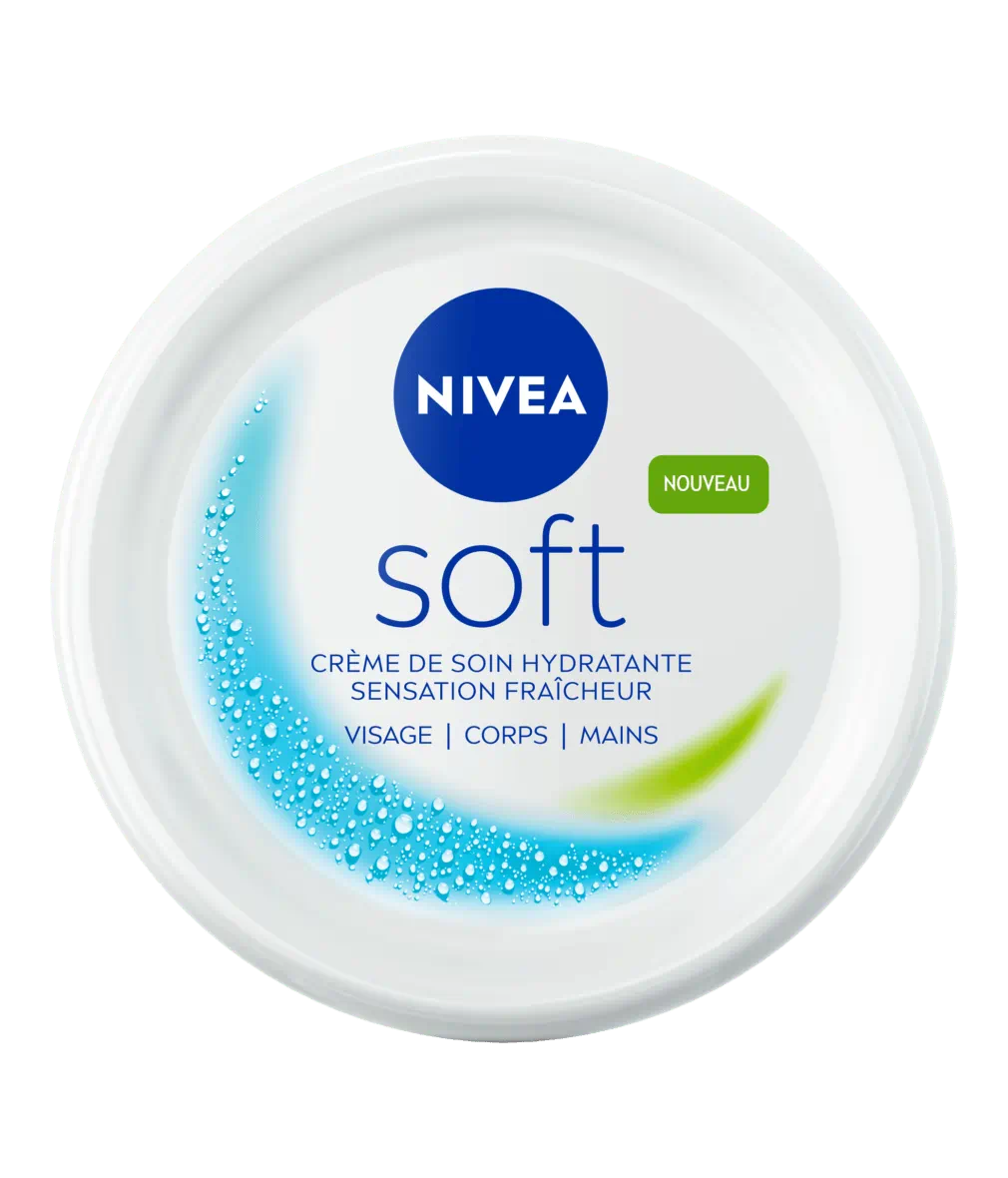 NIVEA SOFT CRÈME VISAGE CORPS & MAINS 100ML