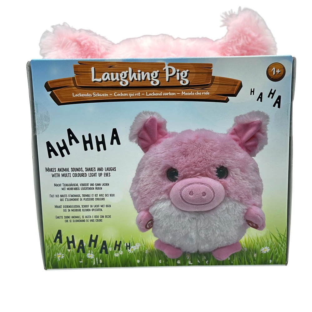 Lachendes Schweinchen Plüschtier