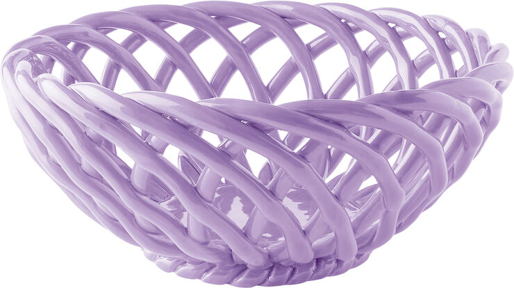 OCTAEVO CERAMIC BASKET SICILIA LARGE LILAC Lilac