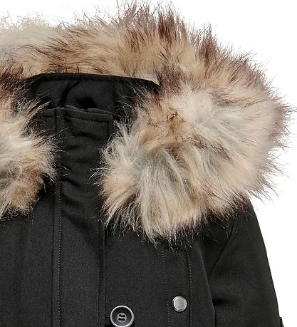 Kids Only Kinderjacke - Noos - KogIris - Schwarz/Fell Light Grey