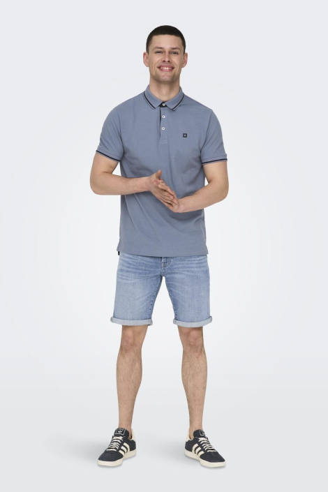 Only & Sons blauwe heren korte broek