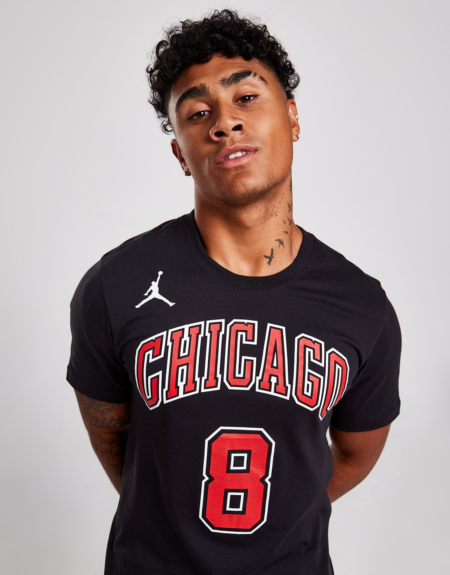 Nike T-shirt NBA Zach LaVine Bulls Statement Edition Homme