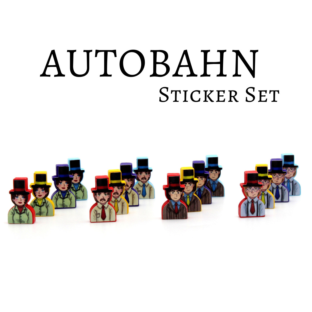 Autobahn - Set d'autocollants