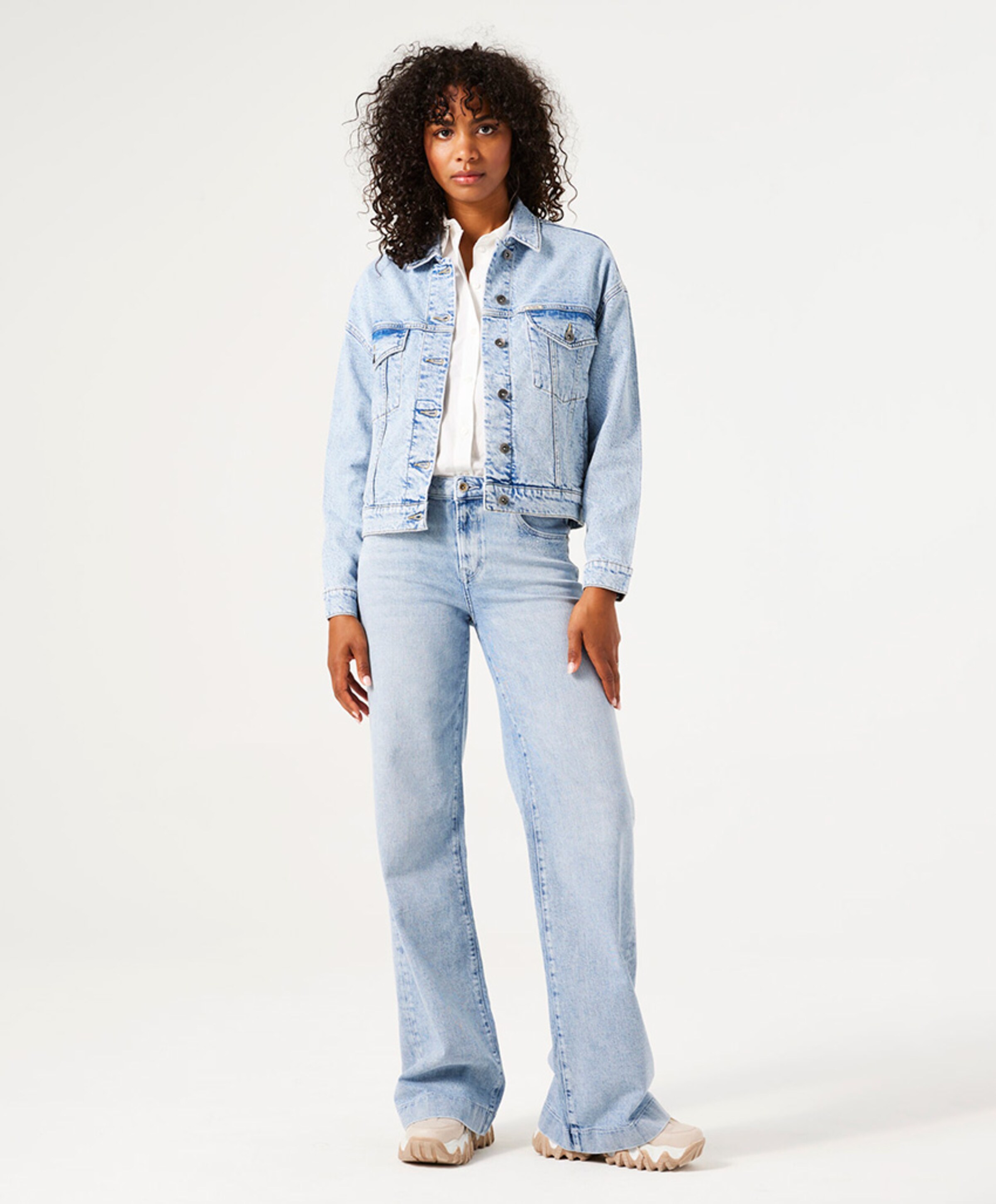 Garcia Meisjes spijkerjas blauw