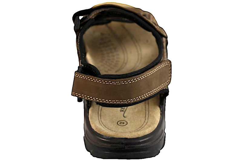 RESERVED SANDAL I BRUNT NUBUCK