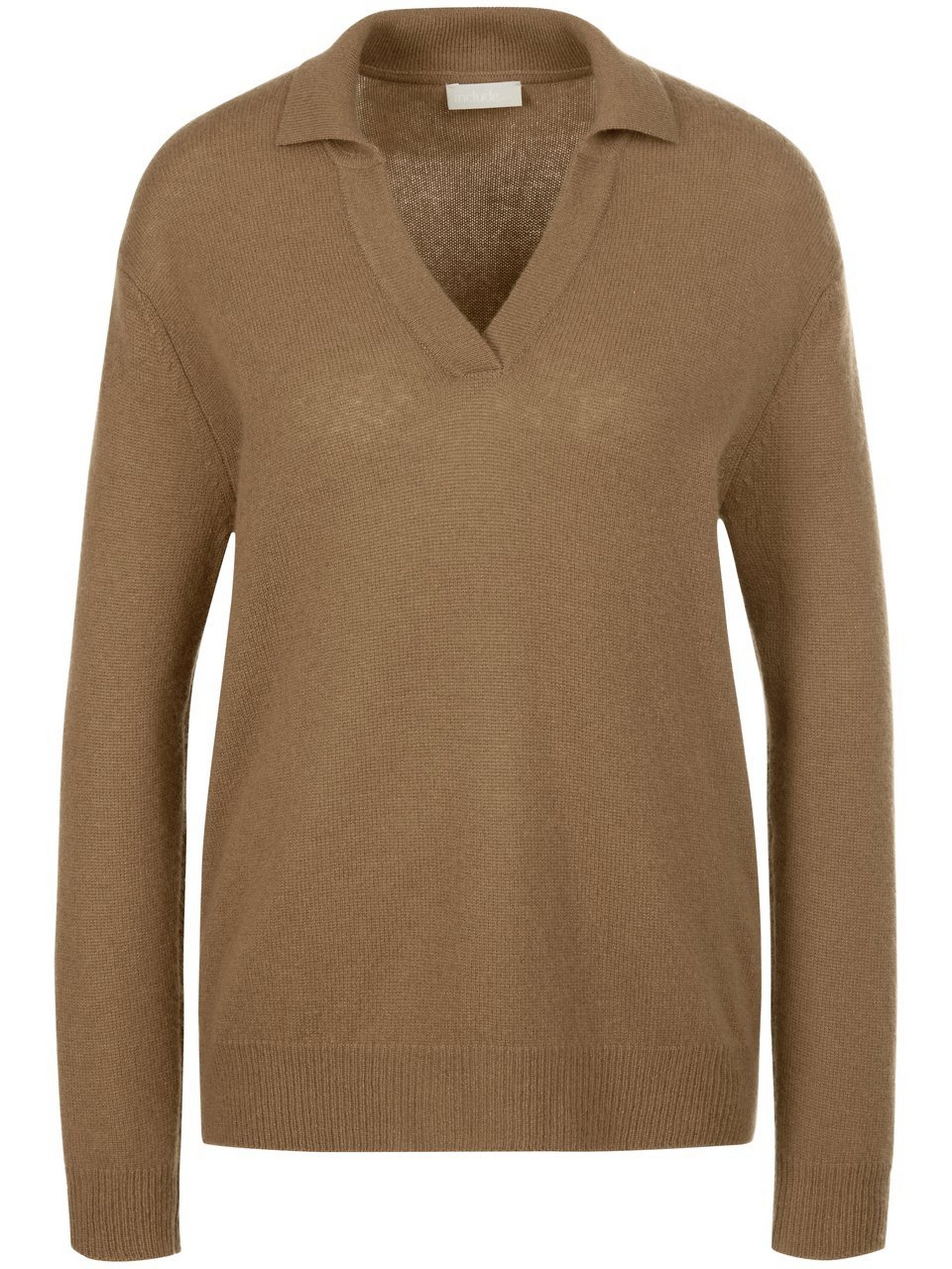 Polo-Pullover aus 100% Premium-Kaschmir