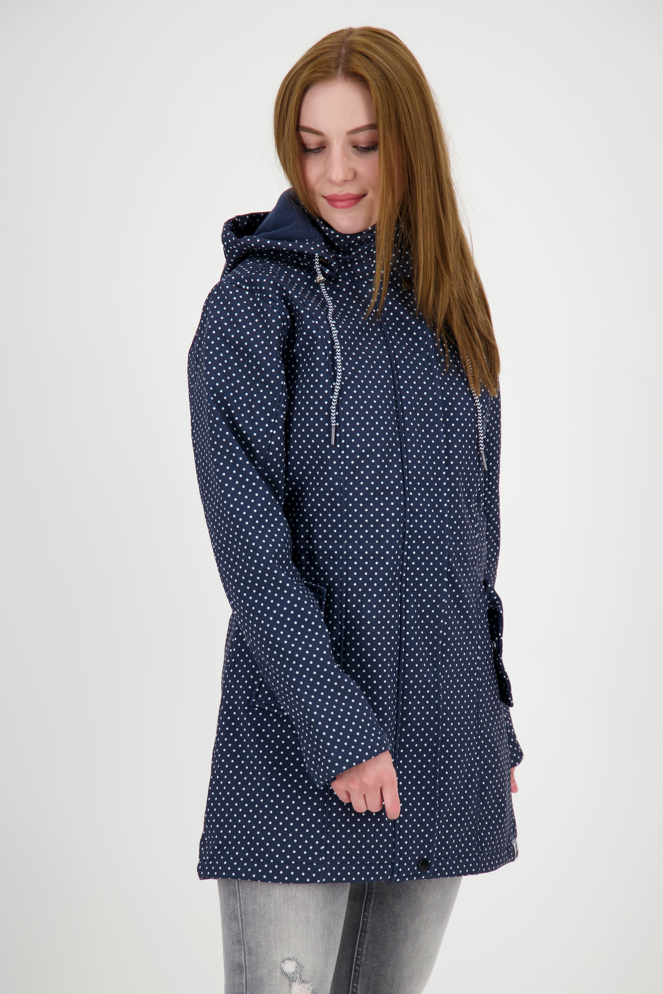 DEPROC Active Softshellmantel »TWIN PEAK DOTS WOMEN«, auch in Grossen Grössen erhältlich
