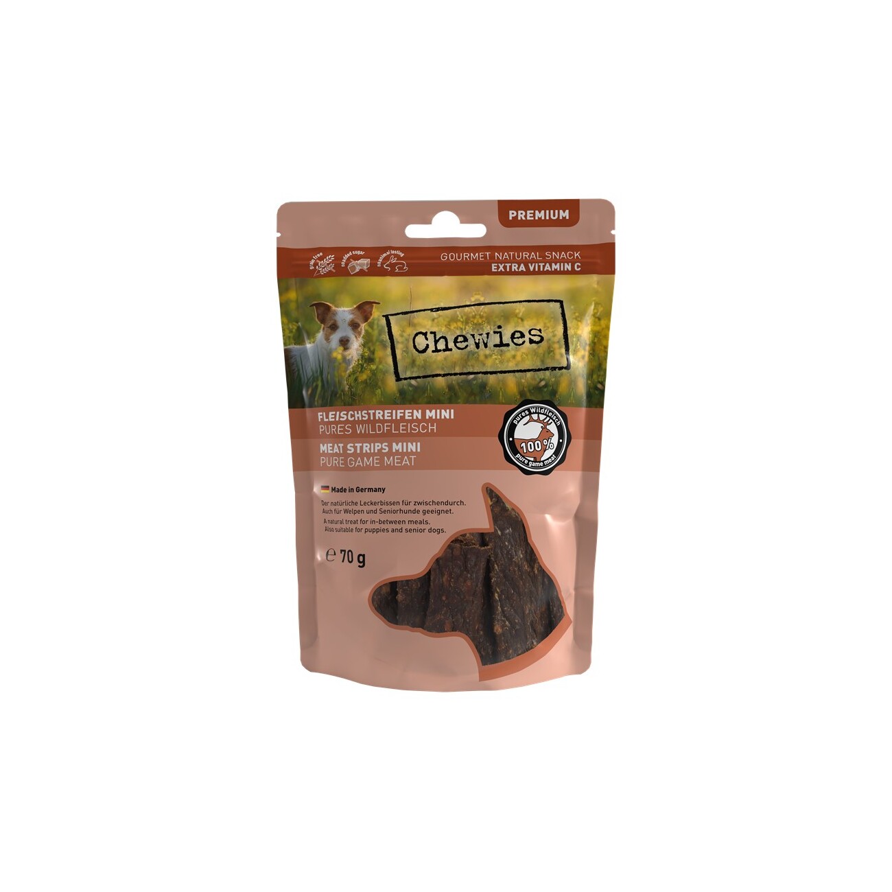Chewies Fleischstreifen Wild 70 g