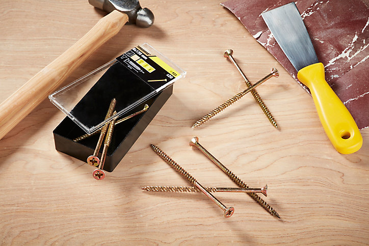 Vis à bois Turbodrive Premium pozidriv zinguée jaune 6x120 mm - 20 pièces